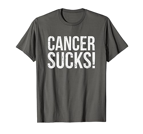 Cancer Sucks T Shirt Funny Breast Cancer Awareness Shirts in Oman