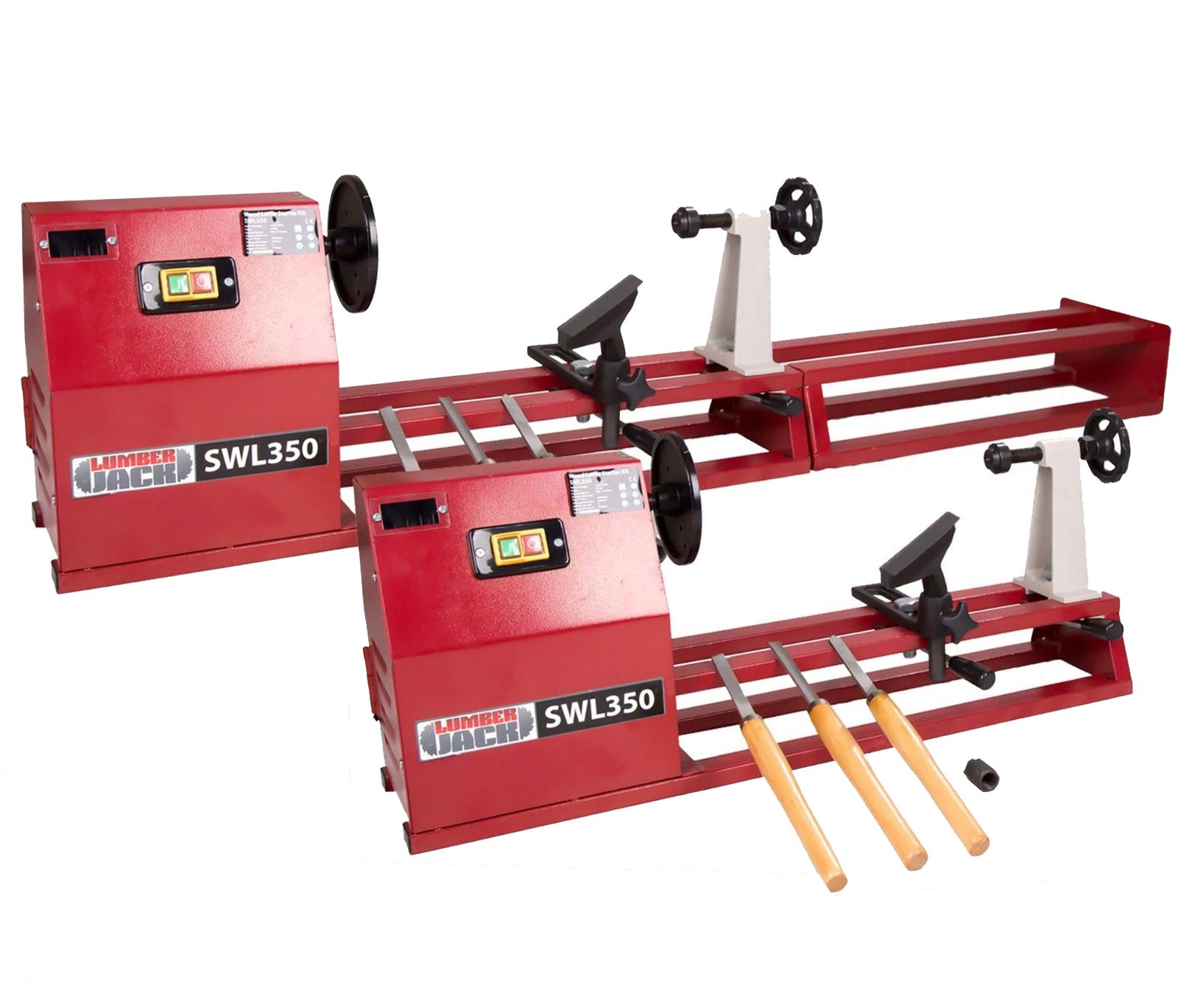 Lumberjack SWL350 375W 230V Variable Speed Wood Lathe Starter Kit
