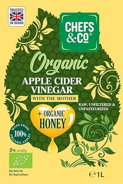 Chefs Co Aceto Di Sidro Di Mele Biologico Con Miele