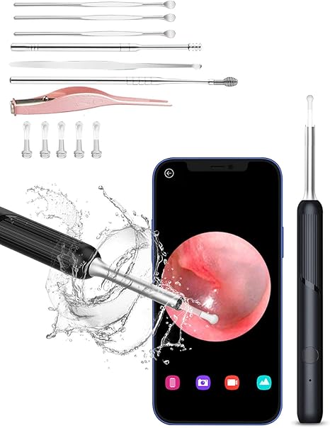 Amazon 耳かき カメラ 21年最新版 Tik Tok みみかき イヤースコープ 1080p高画質 極細レンズ 3 5mm 400万画素 生活防水 Ledライト付き スコープ 耳掃除 お年寄り 子供 耳垢クリーニング 耳掻き セット 無線wifi接続 簡単に繋がり Ios Android対応 日本語取扱説明書