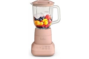 Bella 10-Speed Countertop Blender, Juicer & Smoothies, Slim & Foldable Design, Removable Dishwasher Safe, 40oz Carafe & Lid, 