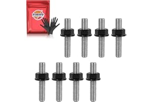 YOSOPP Stainless Steel Exhaust Bolt Kit for 1984-2018 Harley Big Twin Sportster XL with Flange Nut, OEM Part Number 16715-83 1671583 (8)