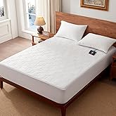 Westinghouse Full Size Heated Mattress Pad, Bed Warmer Electric Mattress Cover with 10 Heat Settings, 1-12H Auto Shut Off, Fi