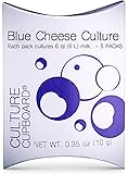 Blue Cheese Starter Culture and Mold 5 Pack - Includes Mesophilic Direct Set and Penicillium Roqueforti
