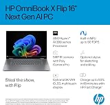 HP OmniBook X Flip NGAI 16 in Laptop Ryzen AI 5 340 16GB 512GB 2K Touch view 4