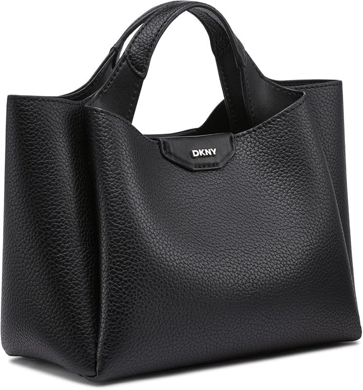 Willa - Mini bag para mulheres, 100% poliuretano, tamanho S, preto/prateado, Pequeno — foto 2 de 5