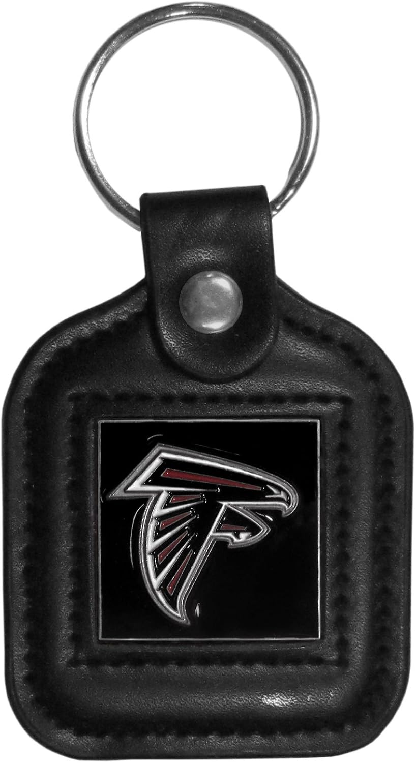 NFL Siskiyou Sports Fan Shop Tampa Bay Buccaneers Square Leather Key Chain One Size Black : Sports Fan Keychains : Sports & Outdoors