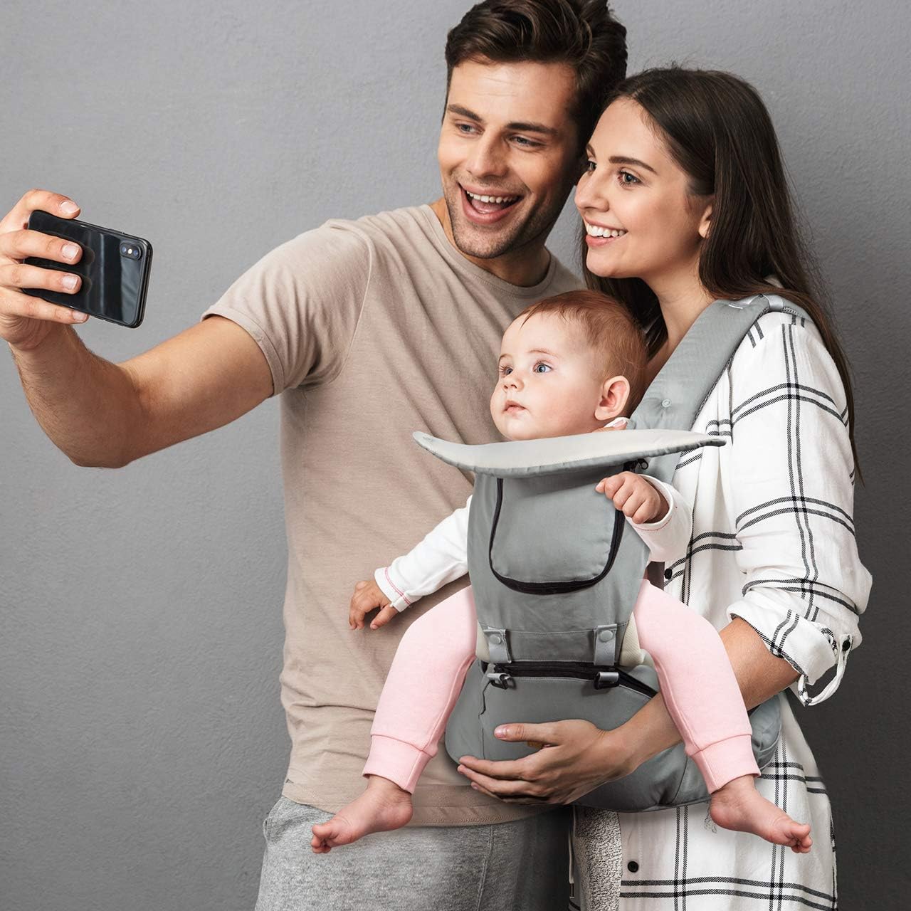 9 En 1 Omorc Porte Bebe Ergonomique Pour Bebe De 3 A 36 Mois Multiposition Avec Siege De Hanche 100 Coton Ceinture Reglable Porte Bebe Porte Bebes Bebe Puericulture Dwteam In