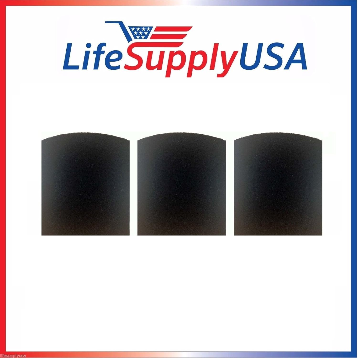 3 Pack Carbon Filters for Hamilton Beach True Air Part # 04294, 04294G, 04290, 04290G, etc ..