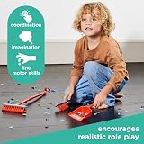 Casdon Henry Brush Set Child Cleaning Toy 3-Piece Broom Dustpan Brush view 3