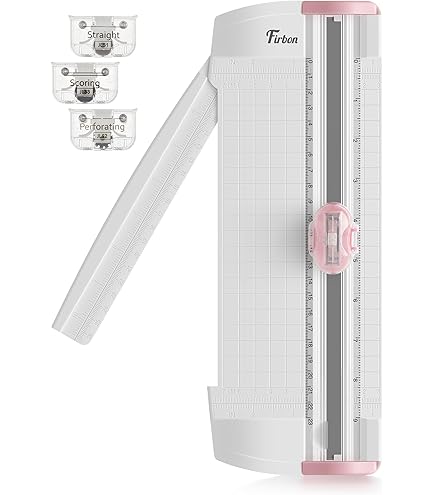 Amazon.com : 12 in 1 Paper Cutter with Rotating Disc, Straight and