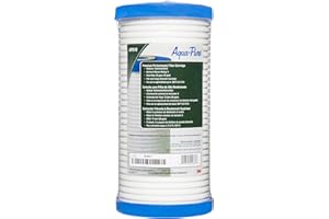 3M Aqua-Pure Whole House Replacement Water Filter AP810, For Aqua-Pure AP801, AP801-C, AP801T and AP801B Water Filtration Systems,White