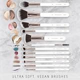 Niré Beauty 15-Piece Vegan Makeup Brush Set with Case & Accessories view 2