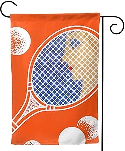 Neddelo Seasonal Garden Flags,Tennis Garden Flag,Double Sided Outdoor Holidays Yard Flags
