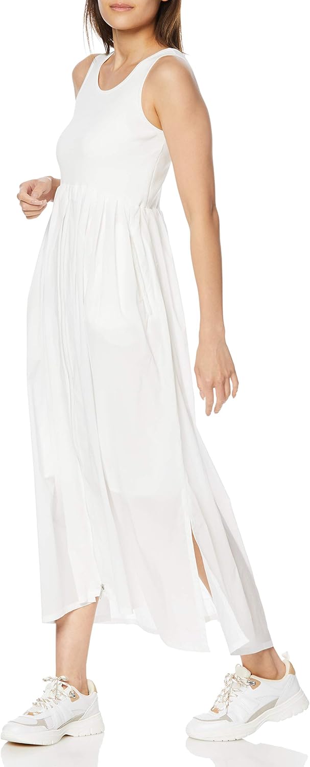 Amazon エミ Emmi Atelier ノースリニットドッキングワンピ 13wfo16 レディース ワンピース チュニック 通販