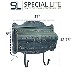 Special Lite Floral Horizontal Curbside Mailbox