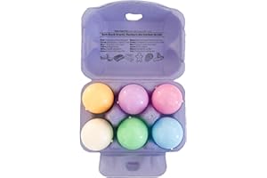 6 Easter Egg Bath Bomb Gift Set | Handmade in Canada | French Pastry Scents - Egg Bath Bombs - Easter Gift - 6 Bath Bomb Set 