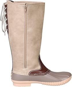 duck boots knee high