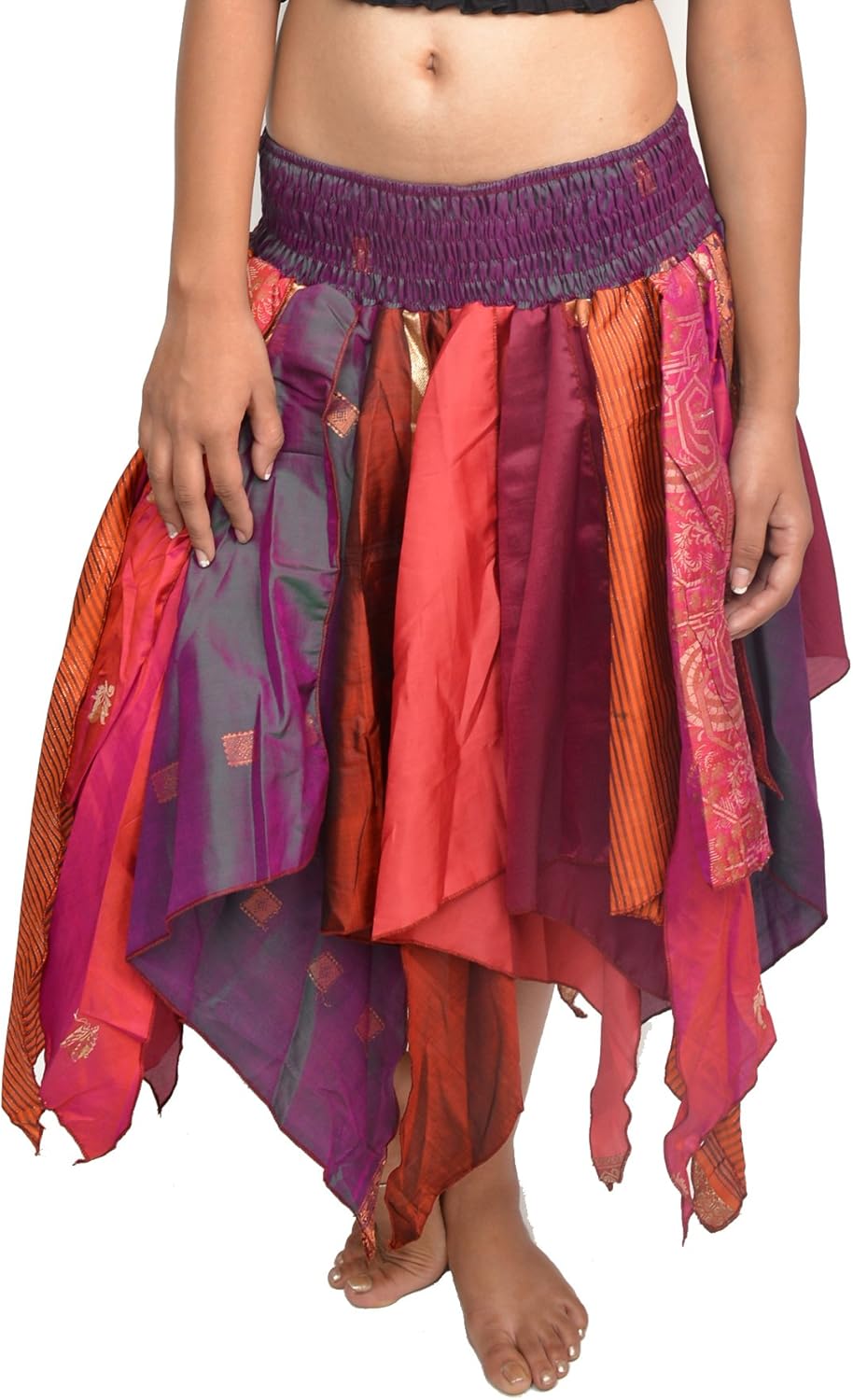 Wevez Women's Tribal Leaves Style Skirt Pack of 3, One Size, Assorted at  Women’s Clothing store