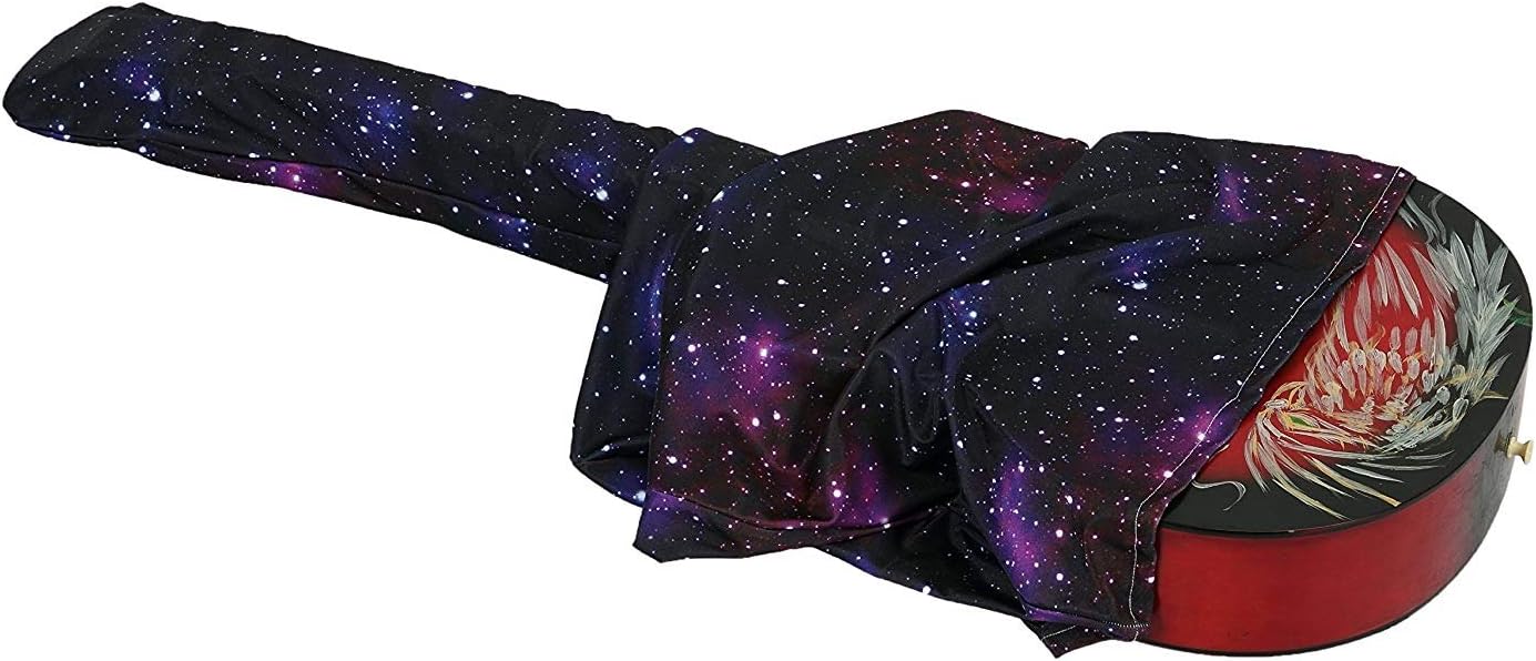 QEES Guitar Bag, Durable Soft Polyester Guitar Case for Acoustic and