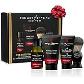 The Art of Shaving Sandalwood 4-in-1 Trial Kit – Pre-Shave Oil, Shaving Cream, Shaving Brush & After-Shave Balm – Protects Against Irritation and Razor Burn – Hydrates and Nourishes Dry Skin