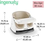 Ingenuity Baby Base 2-in-1 Seat Cashmere Booster Chair Dining and Feeding view 7