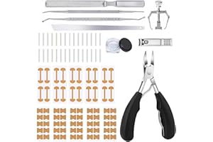 CHEMAILON Professional Ingrown Toenail Correction Kit - Stainless Steel Ingrown Toenail Clippers, Correction Patches, Lifter 