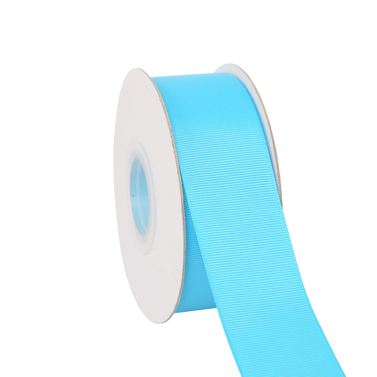 Ribbonitlux 38mm Wide Solid Grosgrain Ribbon 22 Meters (340-Turquoise, Set for Gift Wrapping, Party Decor, Sewing Applications, Wedding and Craft