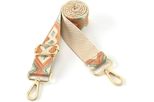 PAXMATE Purse Strap 1.97" Wide Replacement Crossbody Strap Handbag Guitar Strap Purse Shoulder Strap Adjustable