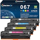067 Toner Cartridge Set 4 Pack for MF656Cdw MF654Cdw MF650C LBP632Cdw | Replacement for Canon 067 Toner for Color ImageClass MF652Cw LBP633Cdw MF651Cw LBP631Cw MF655Cdw, Black Cyan Yellow Magenta