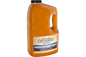 Cattlemen's Carolina Tangy Gold BBQ Sauce, 1 gal - One Gallon Bulk Container of Tangy Gold Barbecue Sauce Blend of Creamy Mustard, Sweet Molasses, and More Perfect for Glazes
