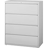 Amazon Com Lorell 4 Drawer Lateral File 42 By 18 5 8 By 52 1 2 Inch Gray Home Kitchen