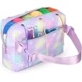 Yarn Storage Crossbody Bag - Quilted Organizer For Crochet Projects With Hook Storage