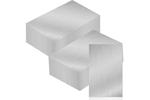 Therwen 20 Pcs 5 x 7 Inch Flashing Aluminum Sheet Roof Flashing Metal Roof for Shed Weatherproofing Areas Around Chimneys or Skylights (Silver)