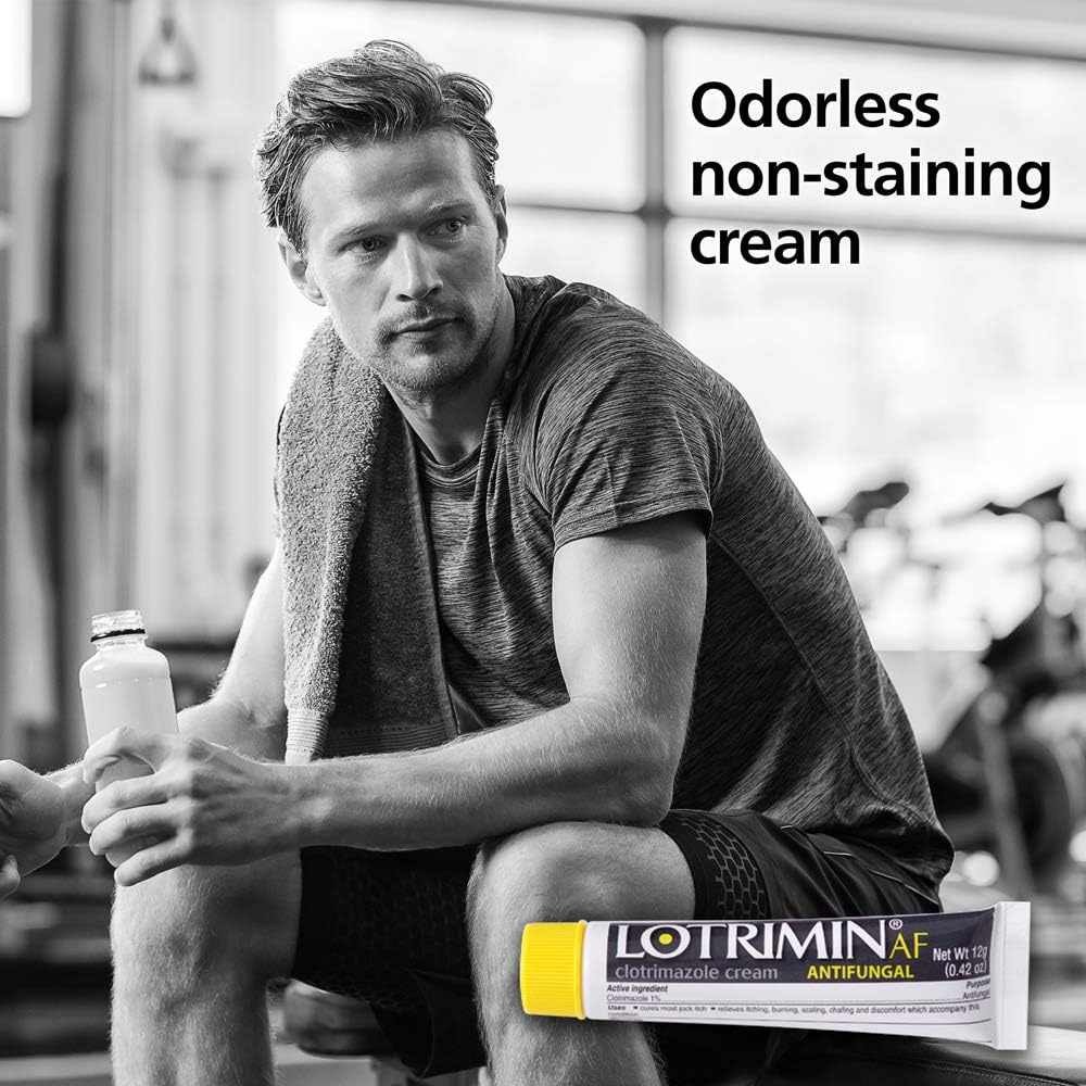 Lotrimin AF Jock Itch Antifungal Cream, Clotrimazole 1%, Clinically Proven Effective Treatment of Most Jock Itch, for Adults and Kids Over 2 Years, 0.42 Ounce (12 Grams): Health & Personal Care