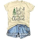 Christmas Shirts for Women: Merry Christmas Letter Print T-Shirts Xmas Tree Graphic Long Sleeve Tops