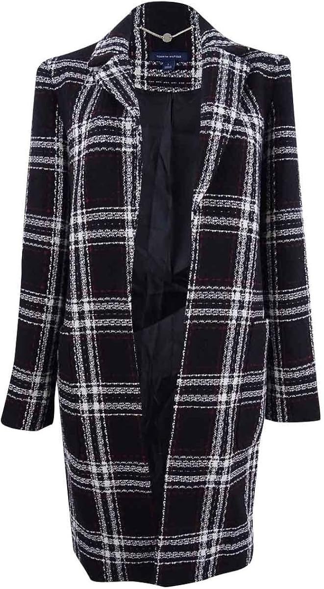 tommy hilfiger tartan coat