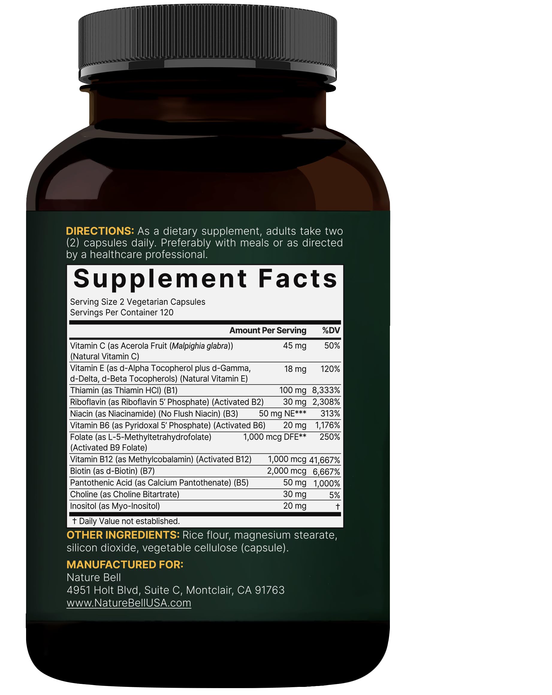 NatureBell Magnesium Taurate 1,500mg, 240 Capsules | Chelated for High Absorption | Heart & Nervous System Support | Non-GMO, Gluten-Free