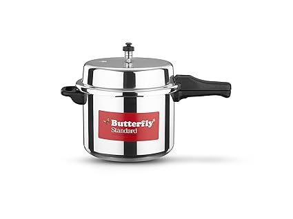 Butterfly Standard Aluminium Pressure Cooker, 10 Litre