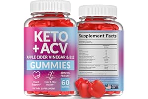 BEILANCY Keto ACV Gummies Advanced - Made in USA Tasty ACV Keto Gummies, No Gluten, No GMO & Vegan Keto Apple Cider Vinegar Gummies 1000mg, 60 pcs