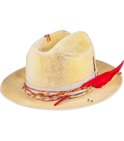 RUEDIGER Vintage Pencil Brim Fedora Hats 100% Wool Felt Hat  display picture 2