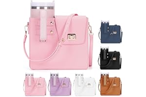 ASAINT Stanley Outdoor Portable Crossbody Cup Storage Bag with Purse, Crossbody Bag for Stanley Bottle
