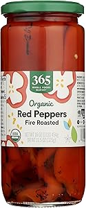 365 by Whole Foods Market, Organic Roasted Red Peppers, 16 Ounce