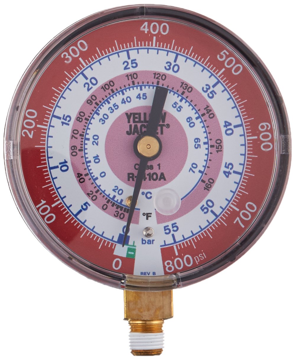 Yellow Jacket 49141 High Side Replacement Gauge, R410A, Degrees C and