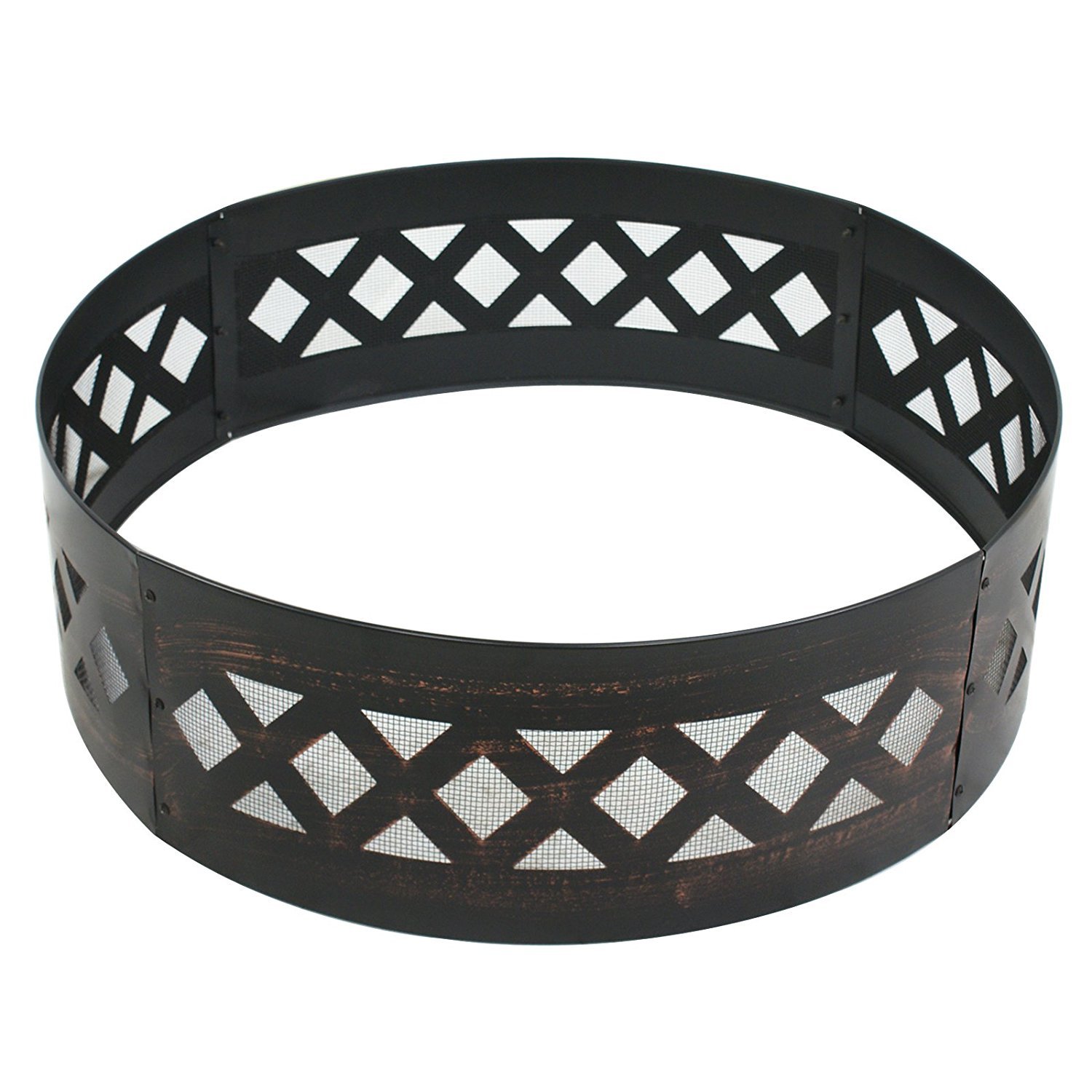 Zeny 24 Fire Pit Hex Shaped Home Garden Outdoor Backyard Wood