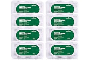 Gresource Refrigerator Deodorizer 8 Pack, Fridge and Freezer Deodorizer Odor Eliminator Reusable, Activated Carbon Odor Absorber and Moisture for Freezers, Coolers, Closet