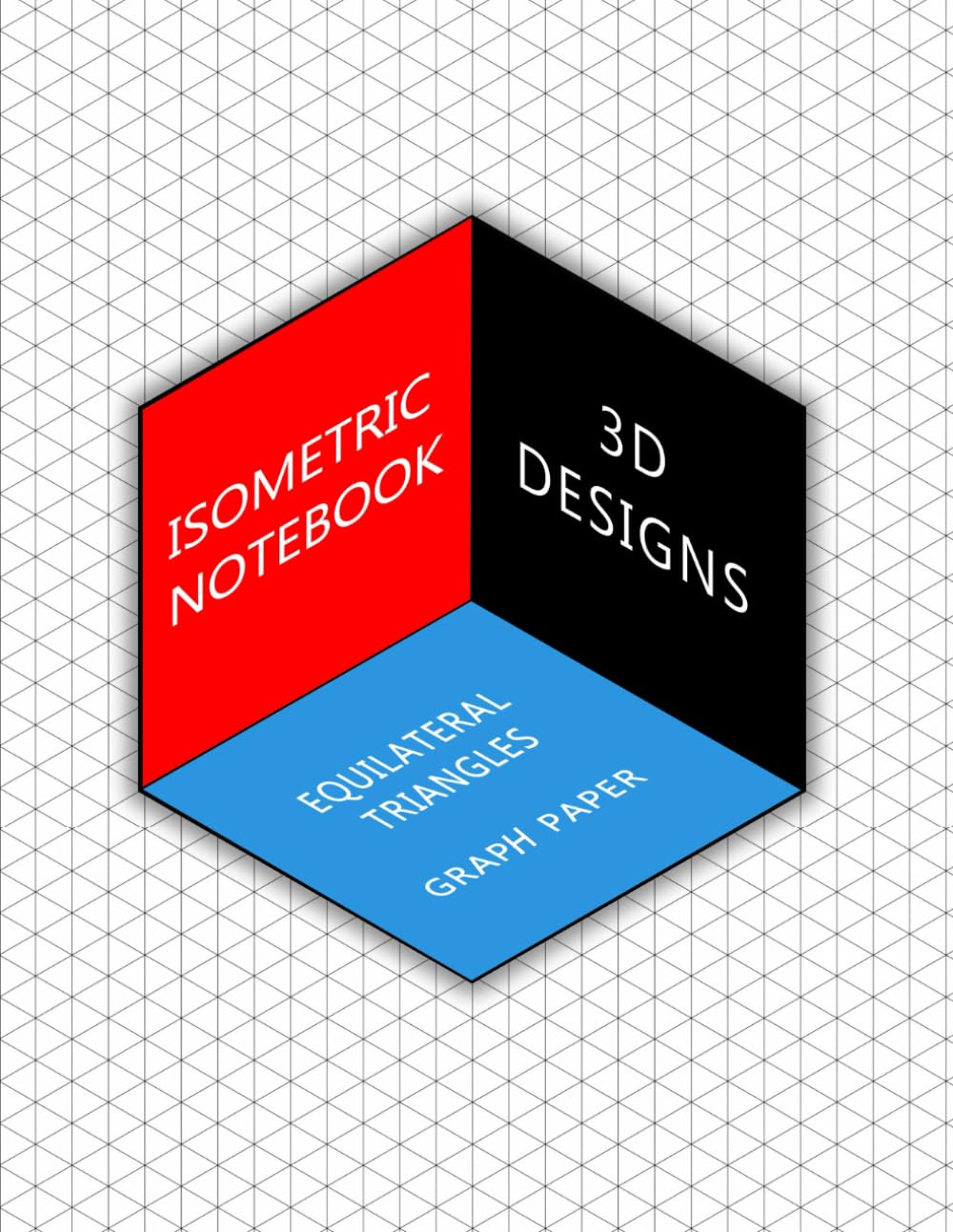 A3-5mm isometric notebook: 200 Pages Sized 8.5" x 11" Inches; Grid Of Equilateral Triangles()