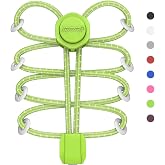HOMAR Elastic Shoe Laces Stretch No Tie Shoe Laces for Kids and Adults Tieless Shoelaces for Sneakers Elastic Laces (70.8")