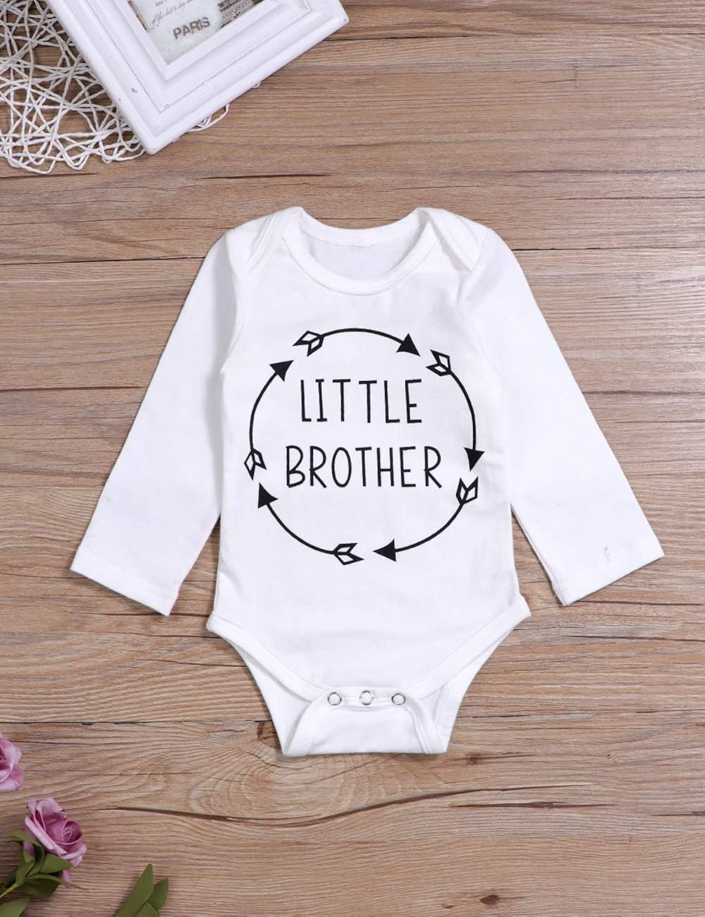 little brother baby outfit