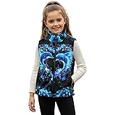 Renewold Boys Girls Fleece Vest Jacket with Pockets Ligntweight Vests Full Zipper Sleeveless Outerwear Toddler Kids Coat
